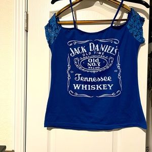 Jack Daniels Off the shoulder Tank
